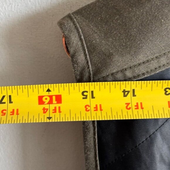 Bob Allen Mens Vintage Shooting Vest Moss Green and Black Size Medium to Large - Picture 3 of 12